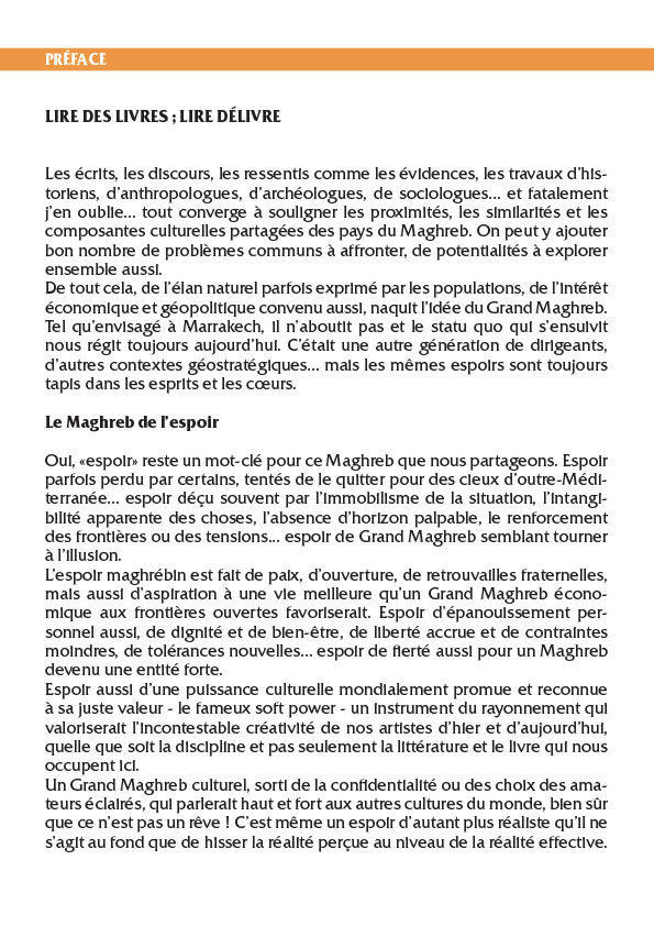 Sommaire de Livre des actes du Salon Maghrébin du Livre 2017 – VF