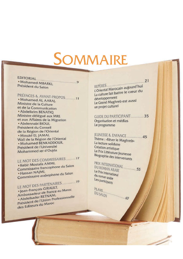Sommaire de Catalogue Lettre du Maghreb 2017 version française
