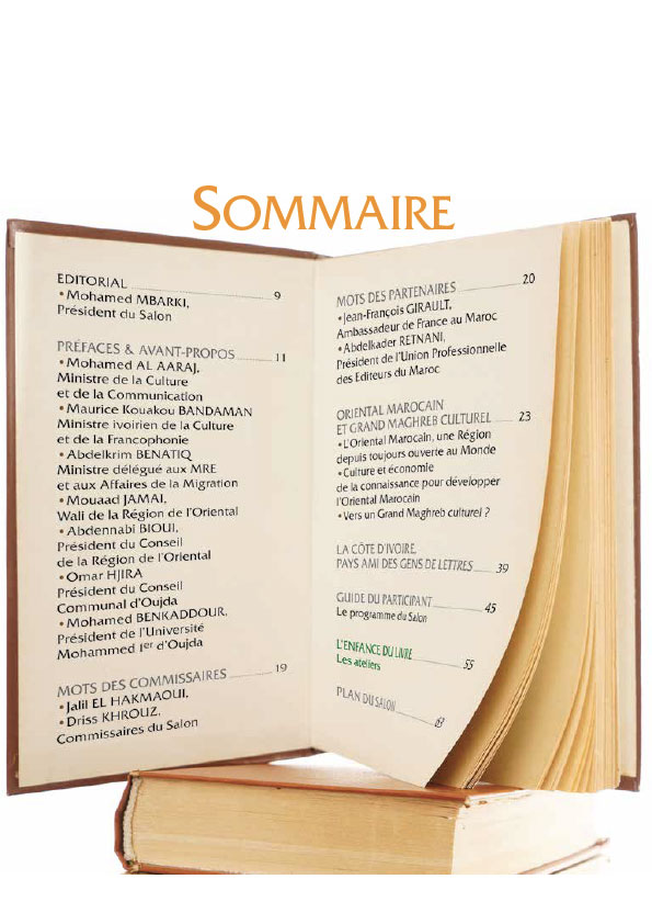 Sommaire de Catalogue Lettre du Maghreb 2018 version Française