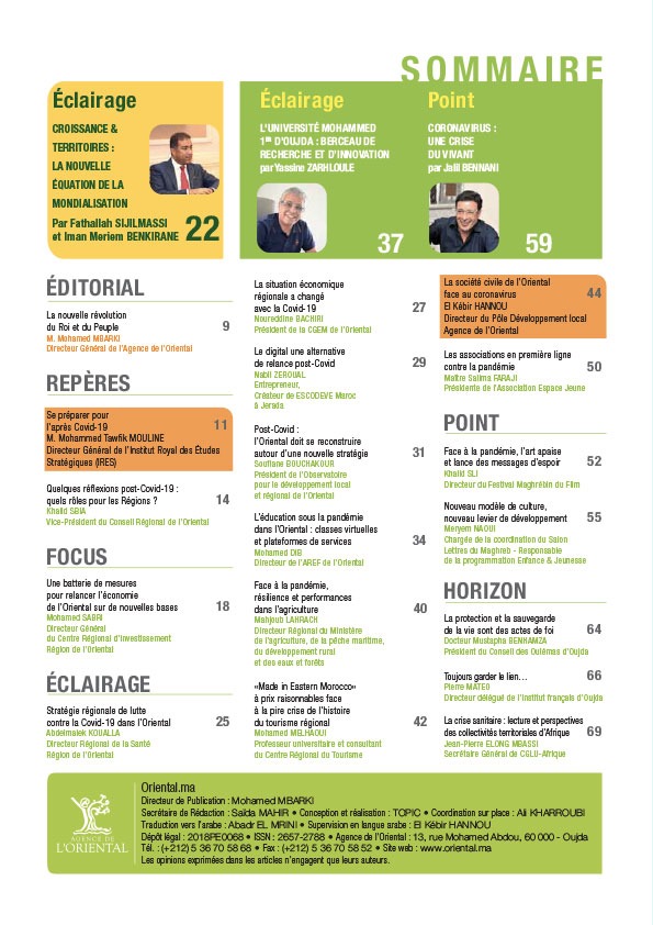 Sommaire de Revue N°23 : Arrêter le virus & relancer l’économie VF