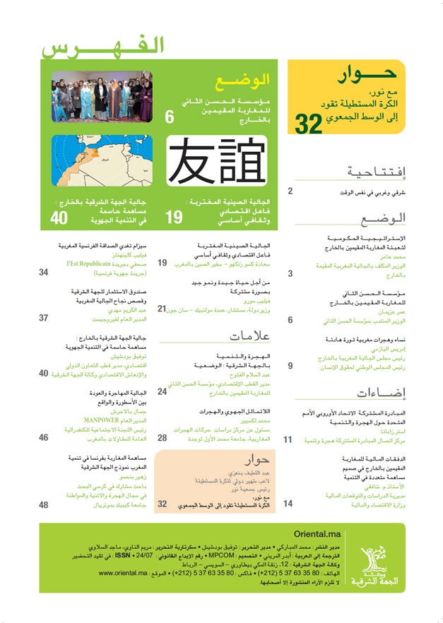 Sommaire de Diasporas Capitaux et Ressources Humaines Quels apports au développement des Régions d’origine (Version Arabe)