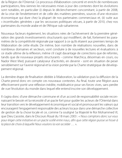 2003-2013 de l’initiative Royale au développement régional Tome 1  Version Française